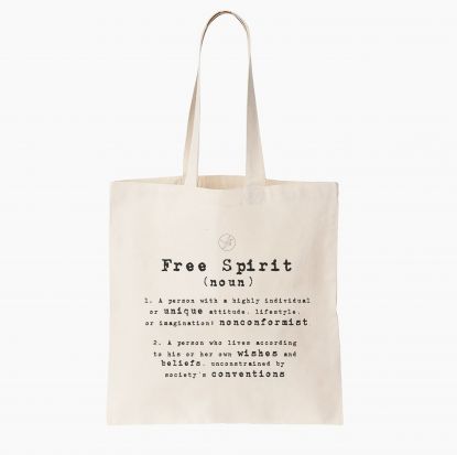 FREE SPIRIT Organic Cotton Tote Bag