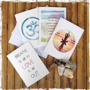 Namaste Greeting Cards (Pack of 4)