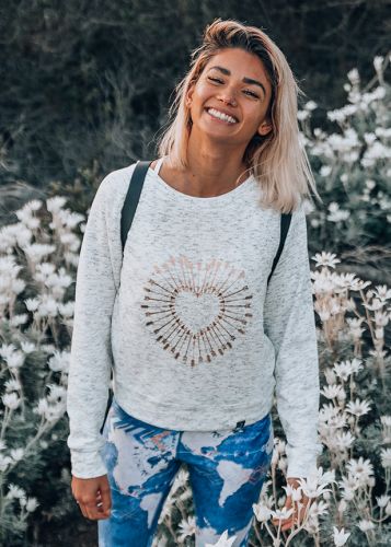 **NEW** Shot to the Heart Sweater - White