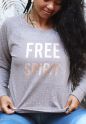 FREE SPIRIT spot texture Organic Cotton Sweater